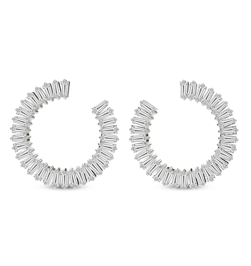 Opalescent Flower Fashion Lab Diamond Stud Earrings