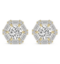 Rafflesia Flower Fashion Lab Diamond Stud Earrings